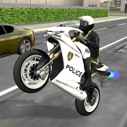 Symbol von Police Bike City Driving