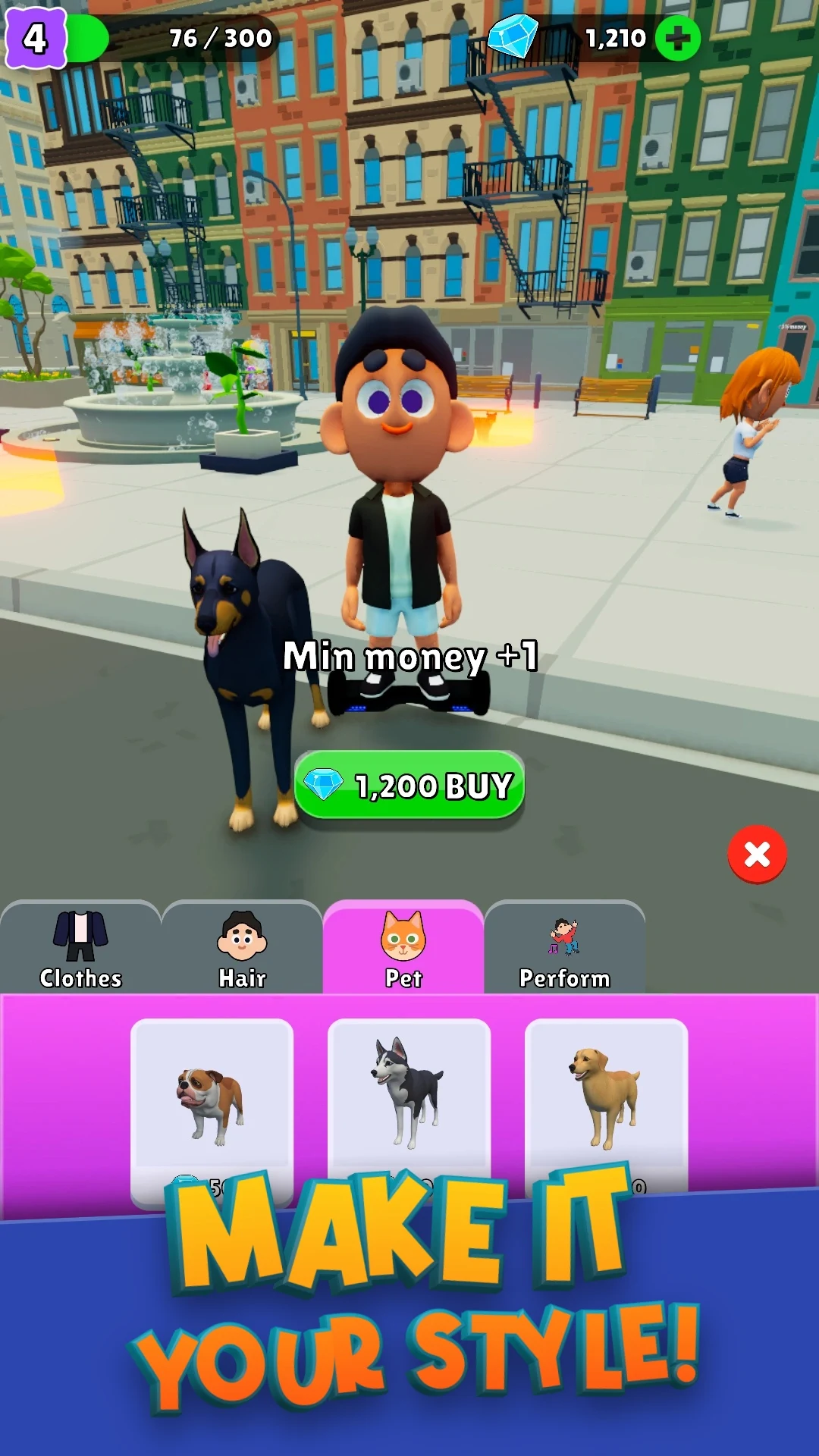 Street Life 2: Merge Tap Idle screenshot