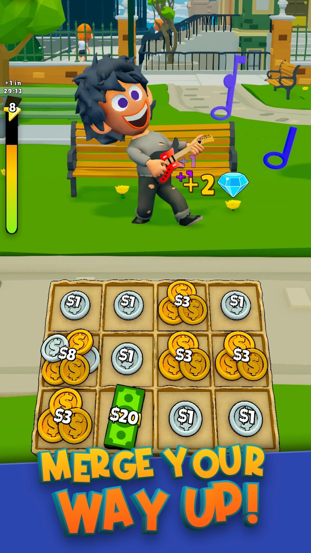 Street Life 2: Merge Tap Idle screenshot