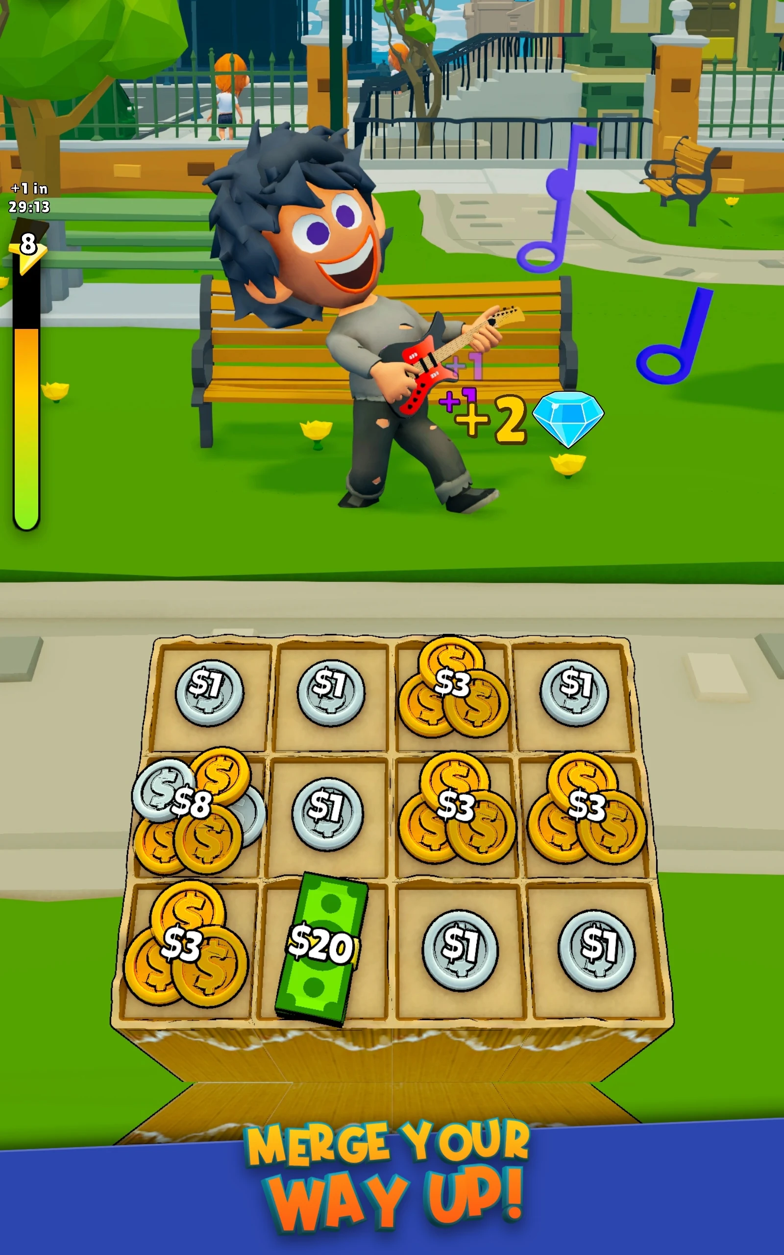 Street Life 2: Merge Tap Idle screenshot